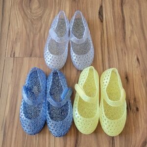 Toddler Girls Glitter Jelly Shoes Bundle
